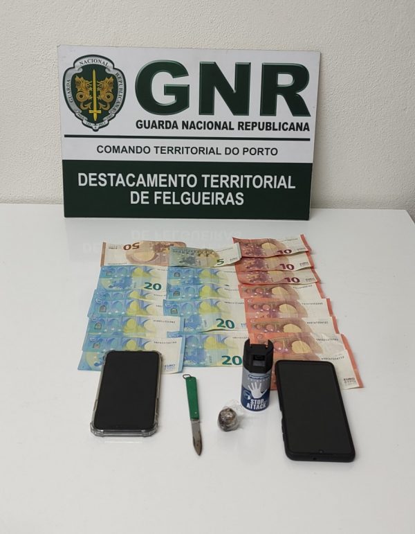 P. Ferreira. Homem de 22 anos detido por tráfico de estupefacientes