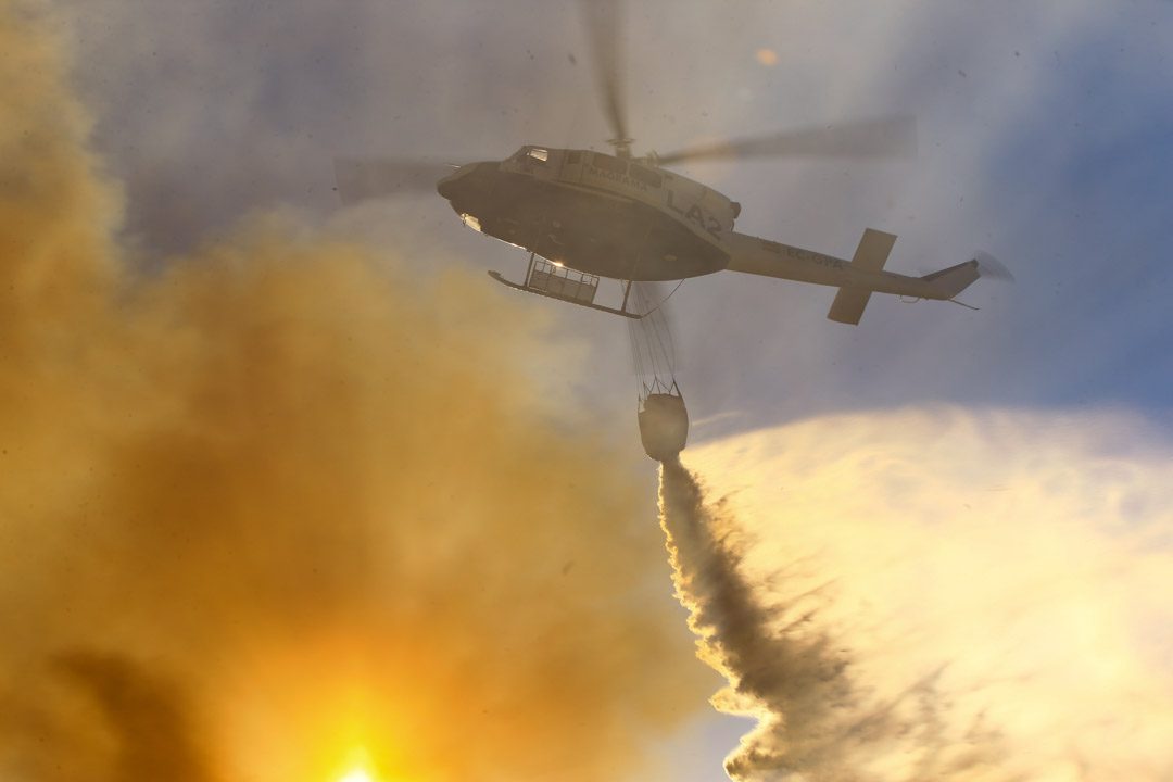 Helicóptero de combate aos incêndios cai em Amares