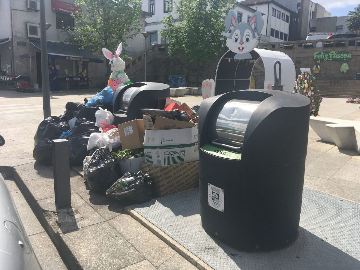 Greve nos Serviços de RSU do Marco deixa lixo acumulado nas ruas